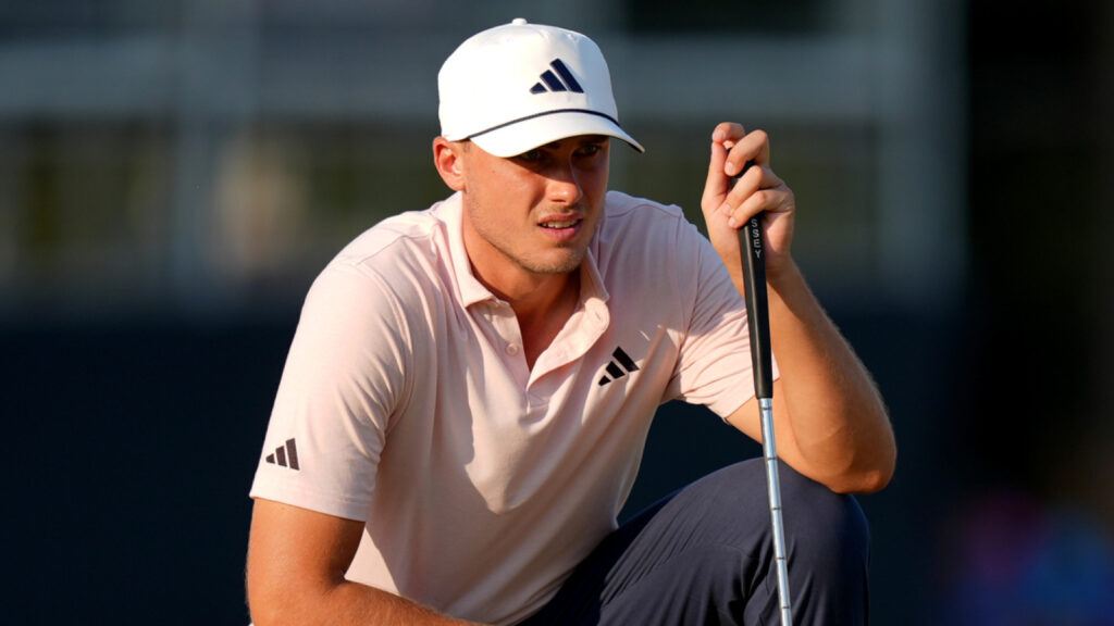 Ludvig Aberg looks poised to win his first major championship at The Open