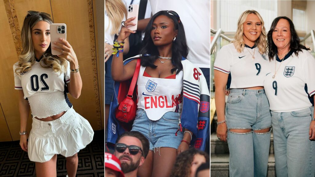 Harry Kane’s wife Kate, Tolami Benson and Dani Dyer lead star-studded arrivals at the Euros final match – best photos