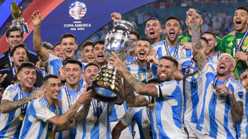 Argentina downs Colombia in extra time to repeat as Copa America winners