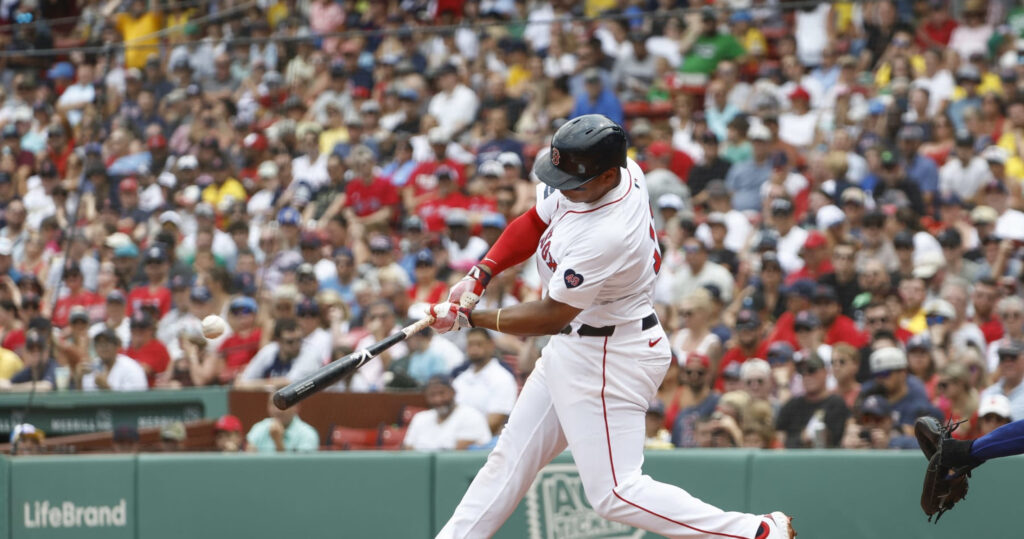 Photo: Rafael Devers’ Home Run vs. Royals Breaks Seat at Red Sox’s Fenway Park