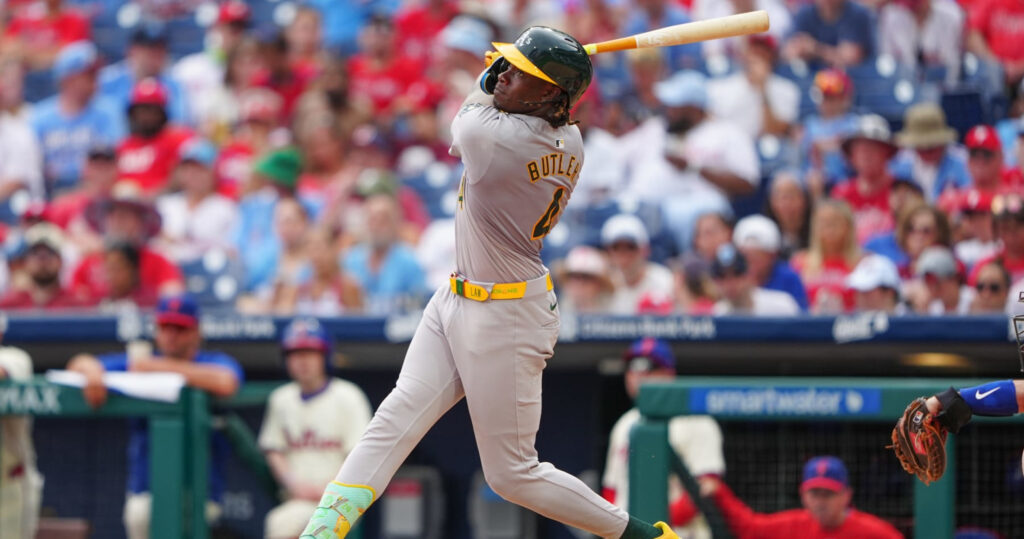 Lawrence Butler, Athletics Hit 8 Home Runs vs. Phillies; Most by MLB Team Since 1999