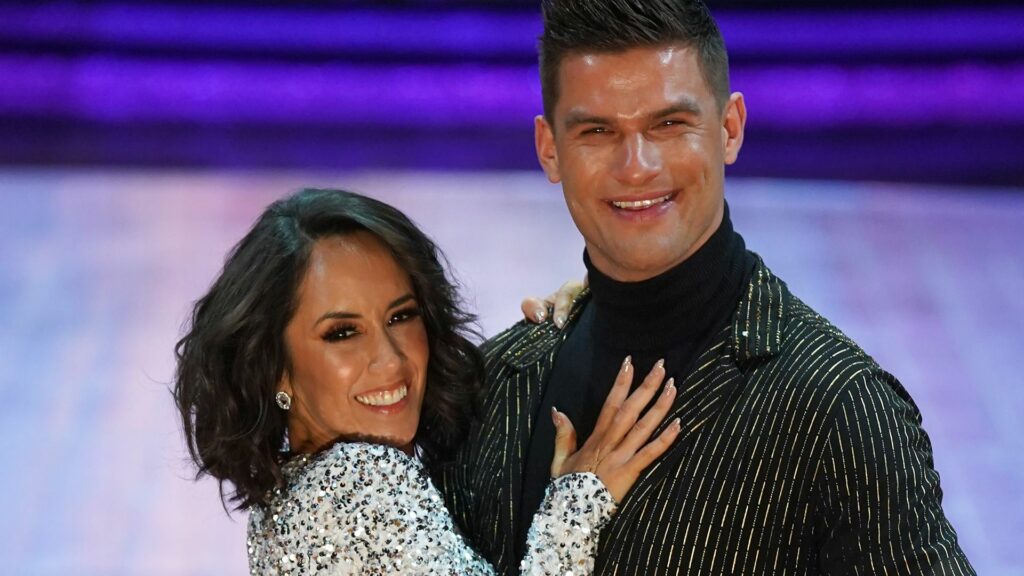 Janette Manrara models rarely-seen backless wedding midi dress in intimate photo with Aljaz