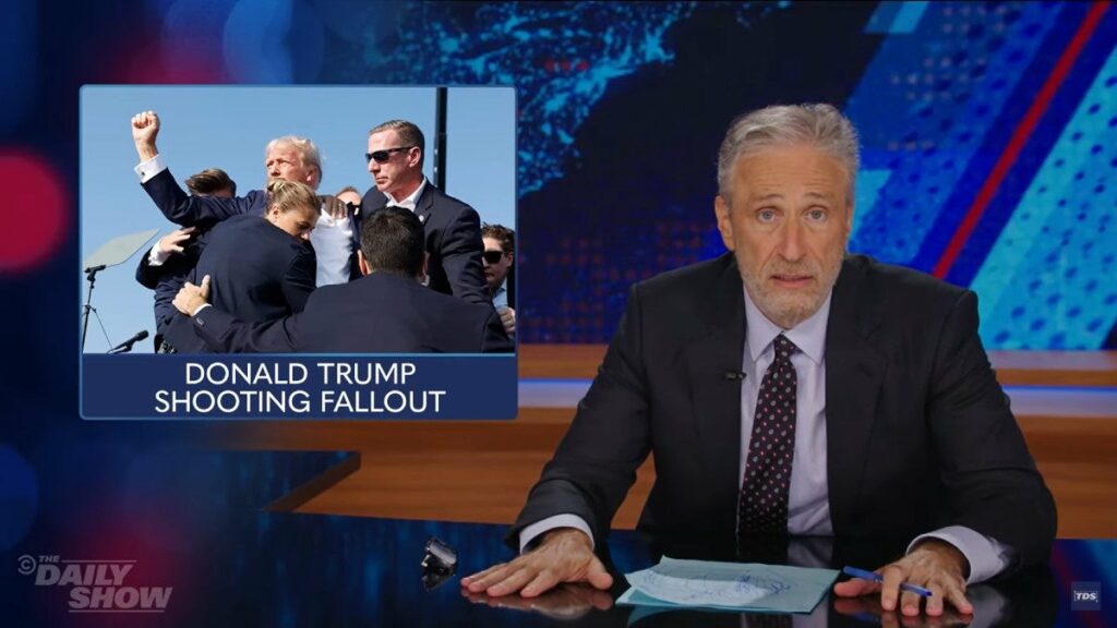 Jon Stewart Calls Trump Shooting ‘Terrifying and Disorienting’: ‘We Dodged a Catastrophe’ | Video