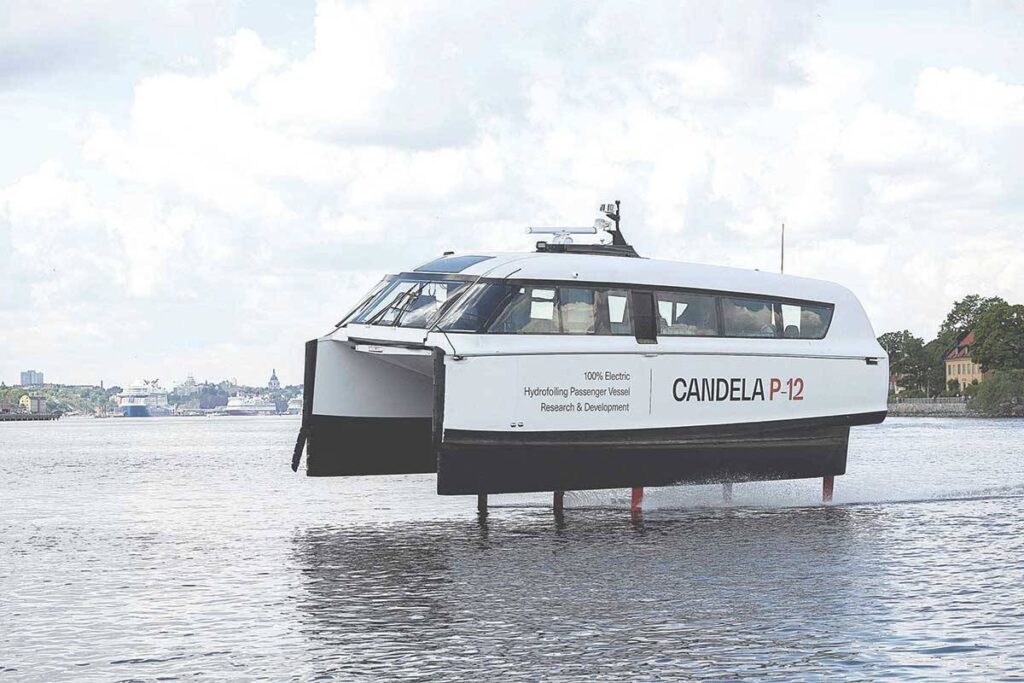 Stockholm tests electric ‘flying’ ferry