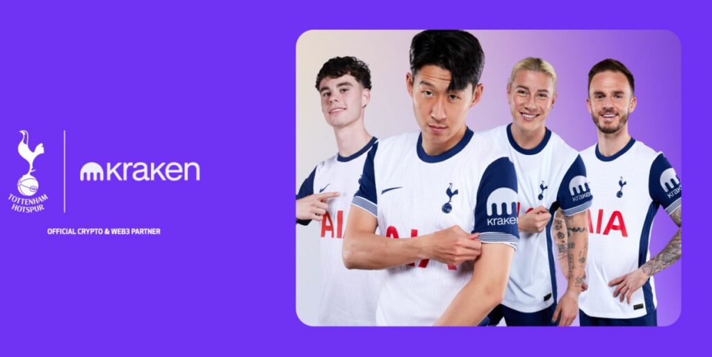 Tottenham Hotspur Bring On Kraken As Official Crypto and Web3 Partner