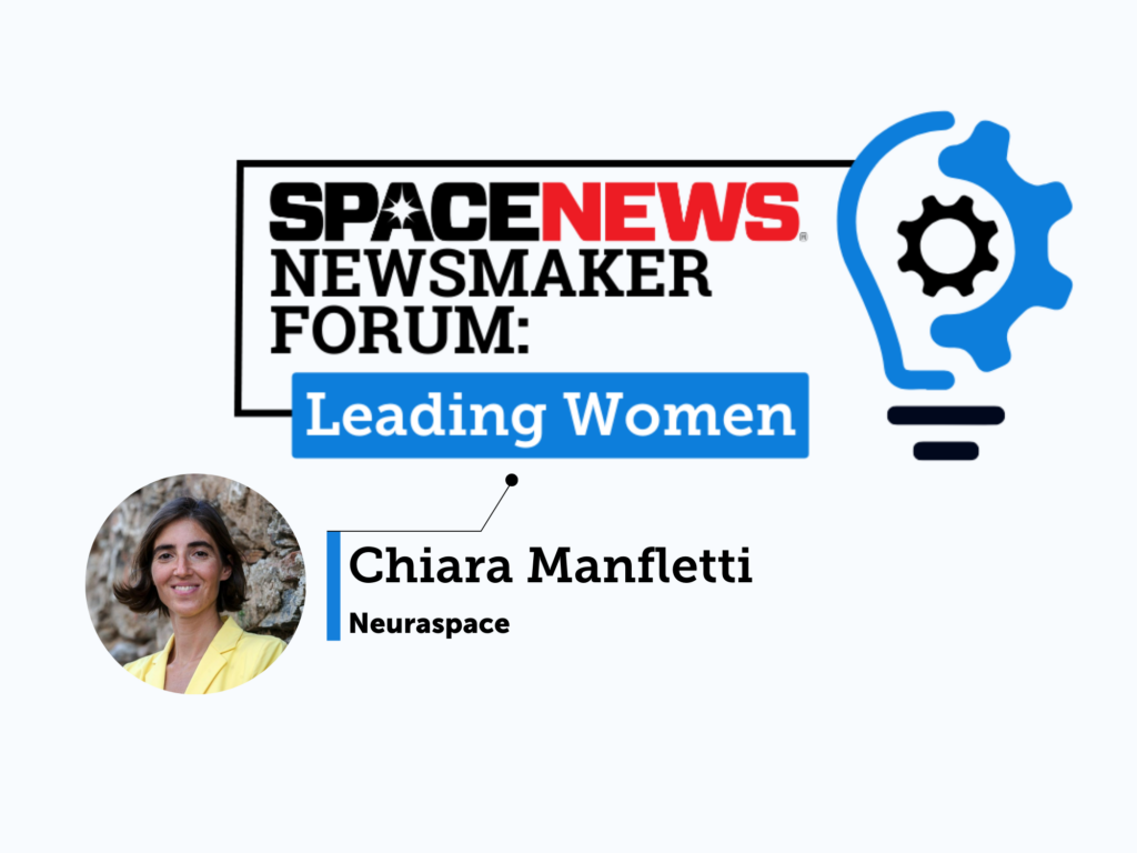 Chiara Manfletti, CEO Neuraspace – Leading Women in Space