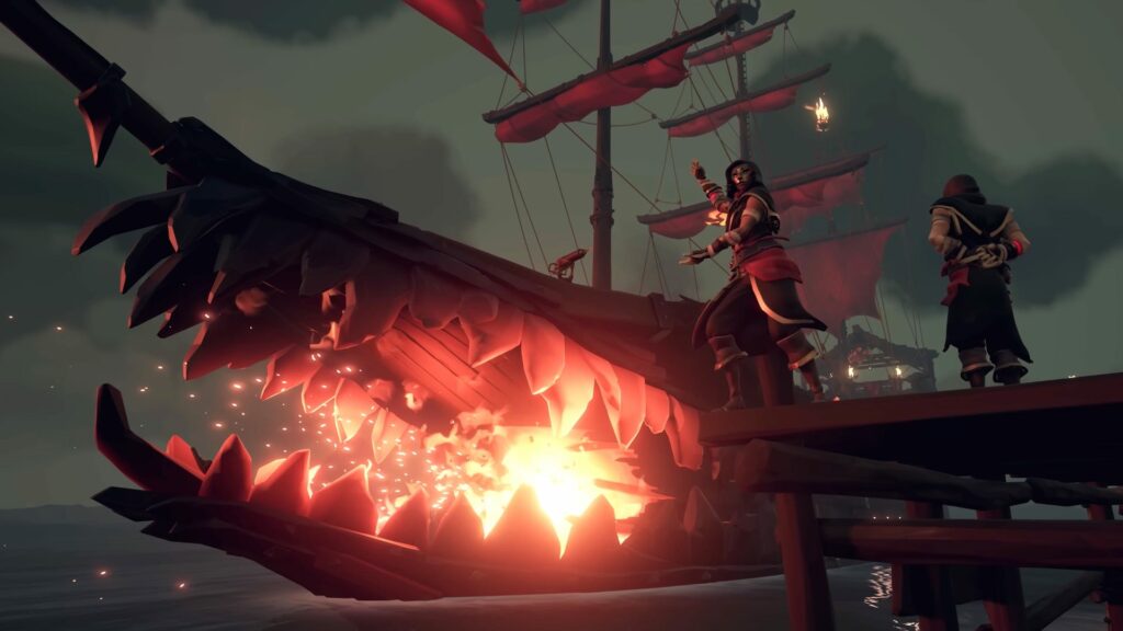 Sea of Thieves’ fire-belching, 10-cannon warship sets sail next week