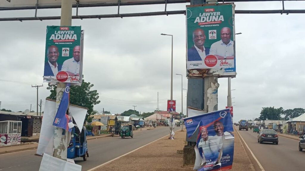 Tamale South: NPP accuses NDC for defacing posters of their Parliamentary Candidate