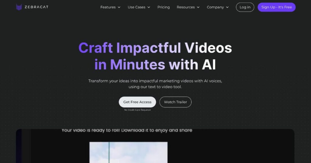 Zebracat: Create impactful videos in minutes with AI