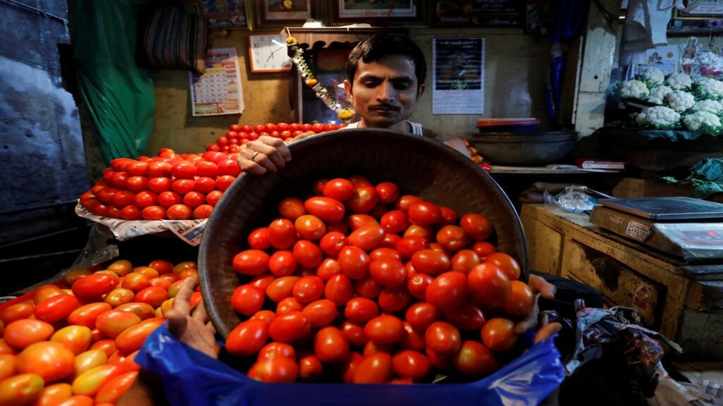 Tomato prices in Delhi soar to ₹100 per kg as rains hit supplies