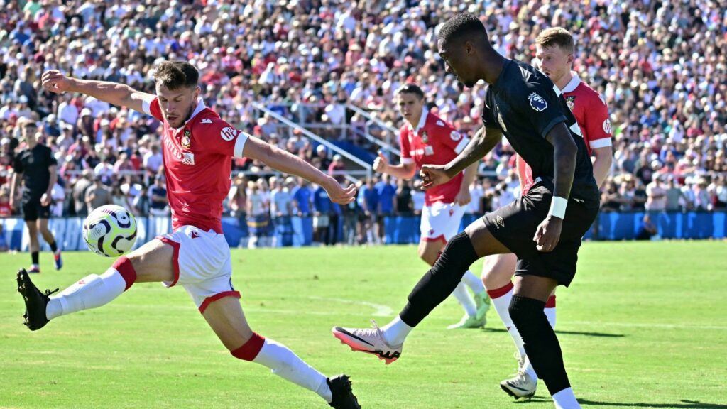 Wrexham hold their own against Premier League opposition as Welsh side draw Bournemouth in first stop on U.S. preseason tour