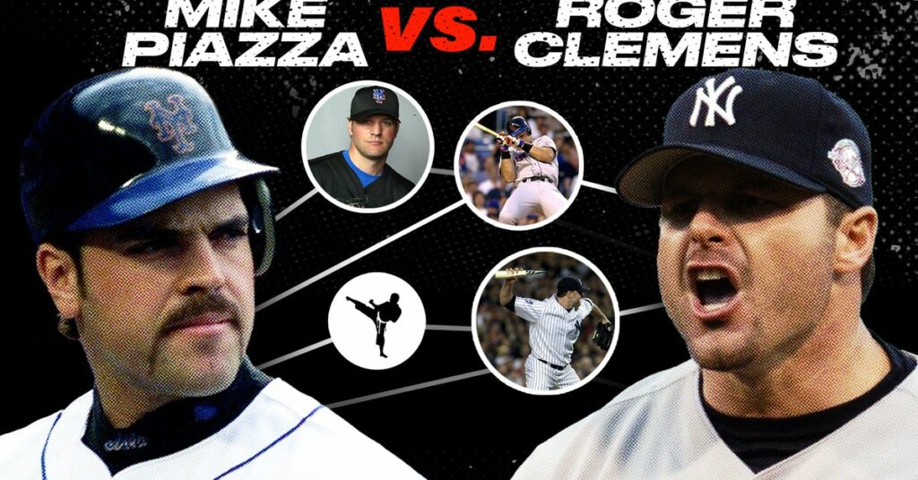 The beautiful baseball beef between Mike Piazza and Roger Clemens