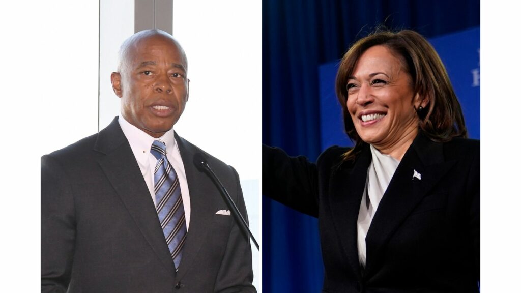 New York Mayor Eric Adams Declines to Endorse Kamala Harris