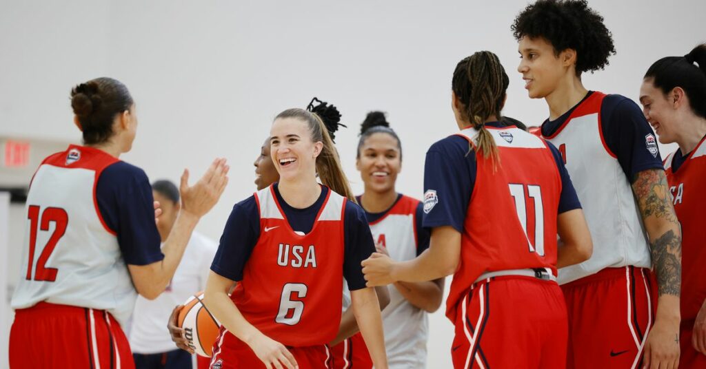 Team USA women’s Olympic basketball team continues exhibition play vs. Germany today