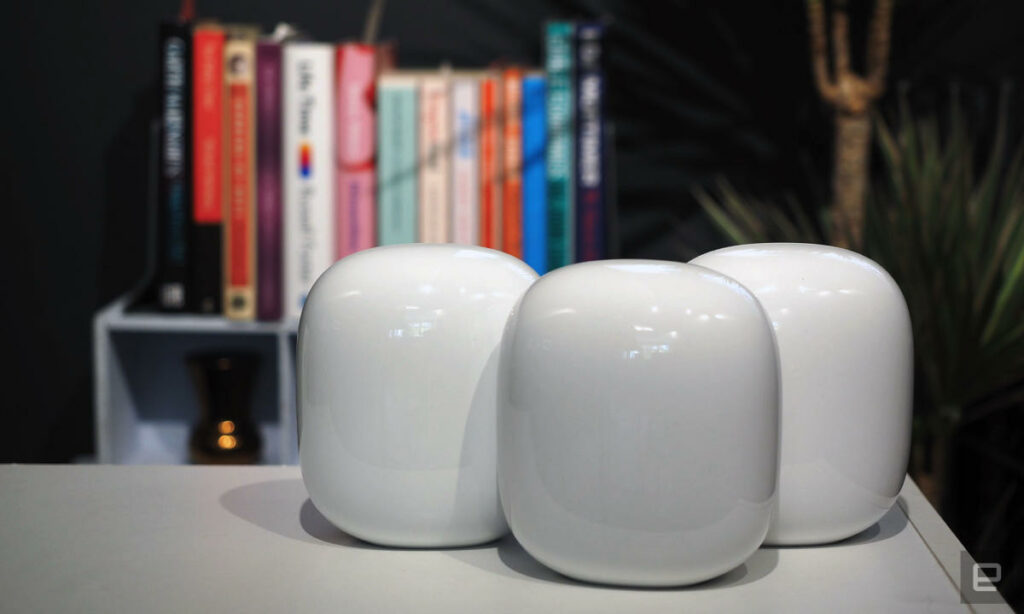 A Google Nest Wi-Fi 6E three-pack is back on sale for $285