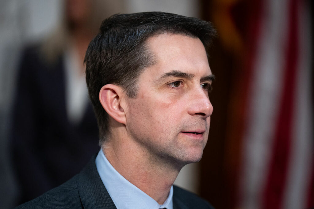 GOP’s Tom Cotton pressed on weird talk about an anti-Biden ‘coup’