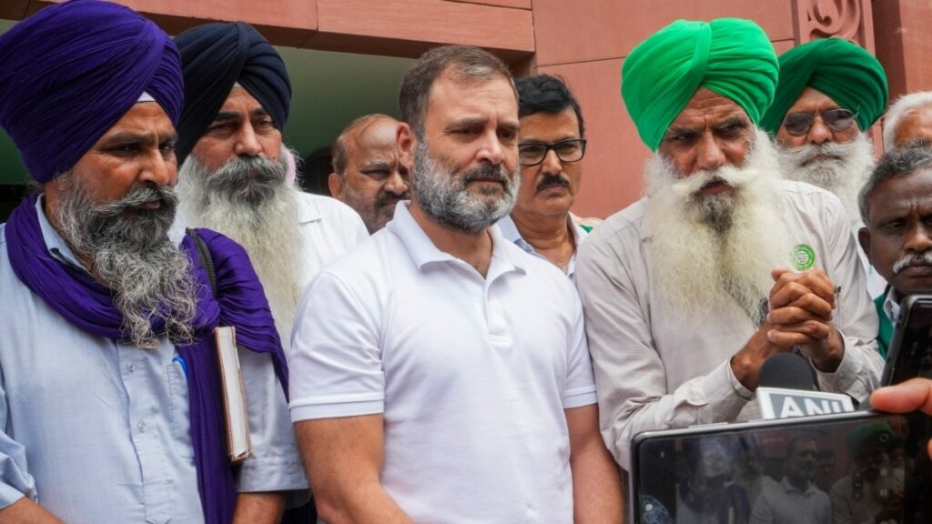 राहुल गांधी ने संसद में की किसानों से खास बात, कर दिया बड़ा कमिटमेंट
