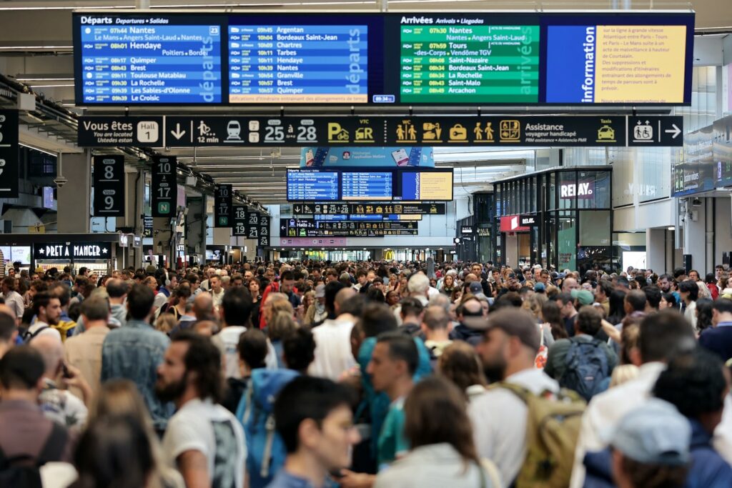 Arson attacks target France’s high speed trains hours before Olympics