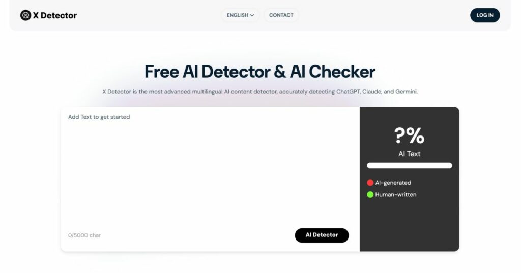 XDetector: Free AI detector & AI checker