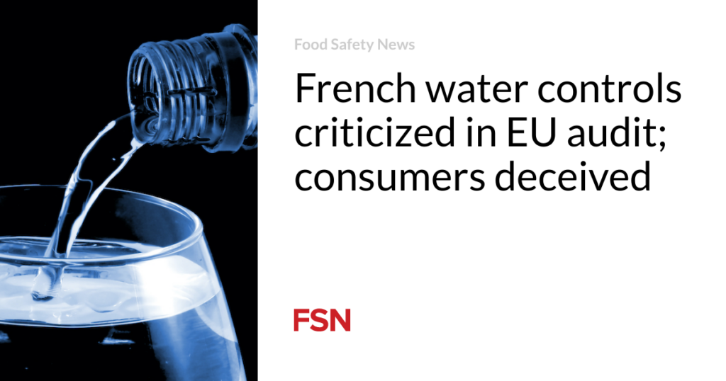 French water controls criticized in EU audit; consumers deceived