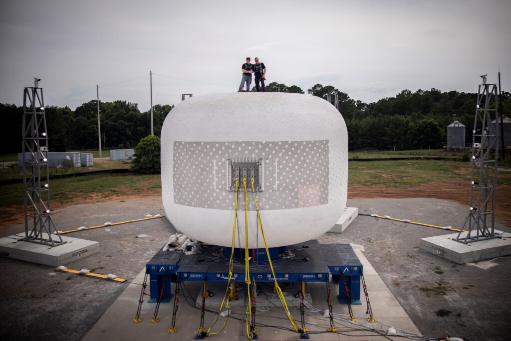 Sierra Space conducts second full-scale burst test of inflatable module