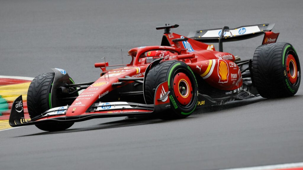 Belgian GP: Max Verstappen fastest but Charles Leclerc takes shock pole at Spa-Francorchamps from Sergio Perez | F1 News | Sky Sports