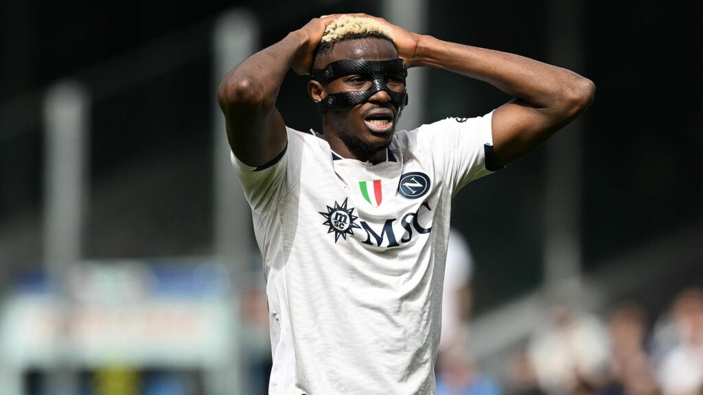 Victor Osimhen on the move? Napoli striker left out of squad by Antonio Conte with PSG talks at a standstill