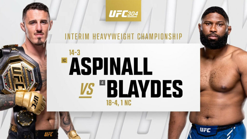 UFC 304 highlights video: Tom Aspinall vs Curtis Blaydes