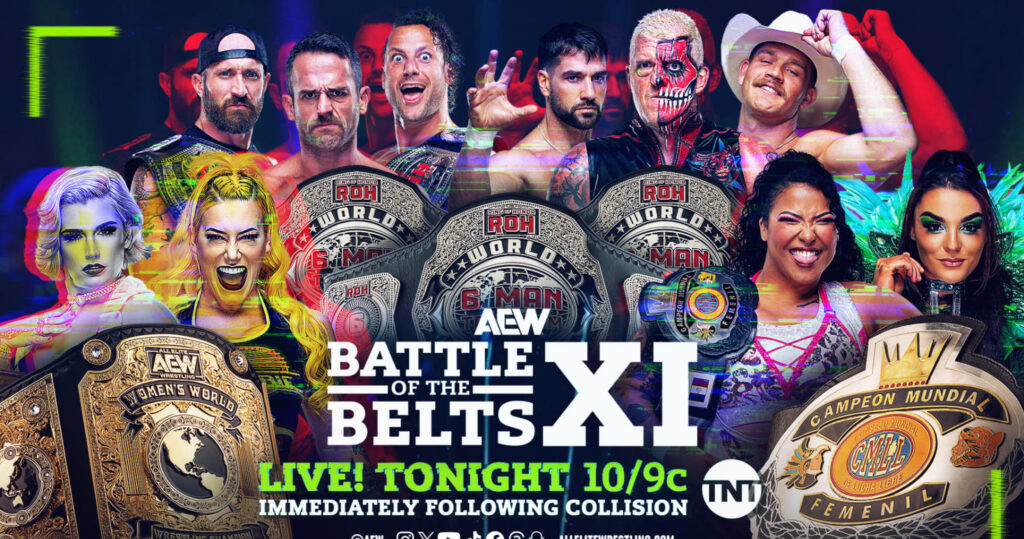 AEW Collision, Battle of the Belts XI Results: Winners, Live Grades, Highlights, More