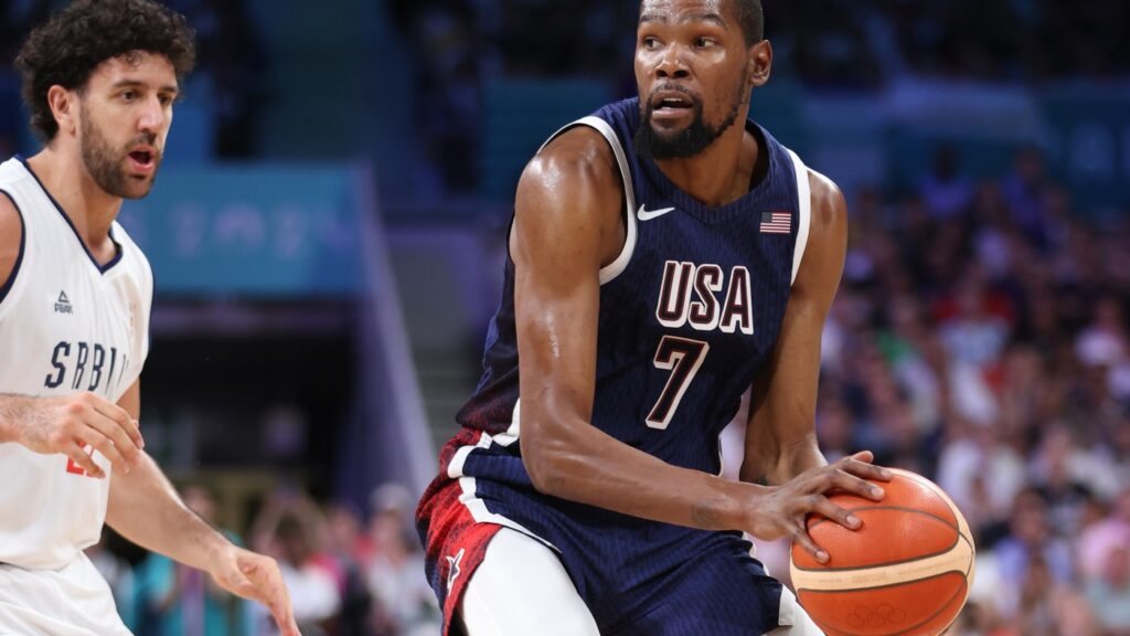 Kevin Durant powered the U.S. men’s basketball team in Olympic opener against Serbia