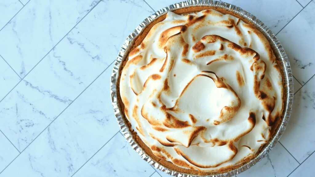 Turn Your Lemon Pudding Cake Into a Fluffy Meringue Pie