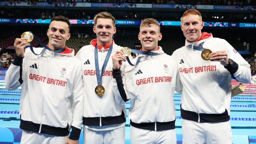 Team GB men’s swimming relay heroes achieve historic feat as they retain Olympics crown