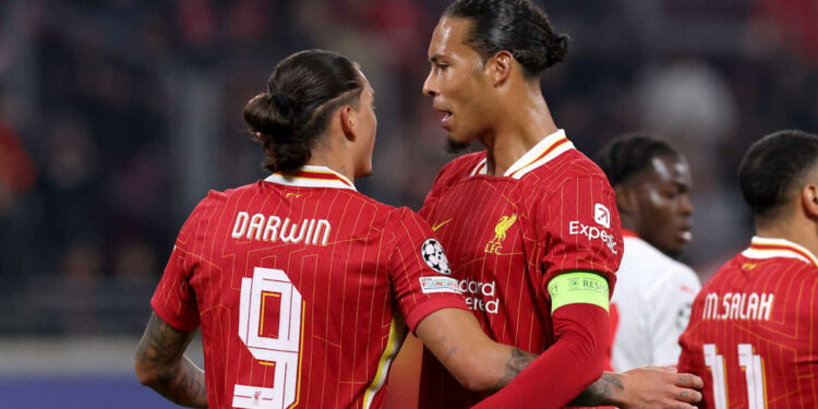 Liverpool's best players in Champions League victory over RB Leipzig