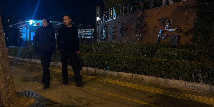 A knife attack near a school in Beijing injures 5 people, including 3 children