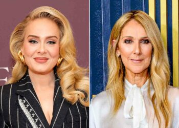 Adele Bursts into Tears as She Embraces Céline Dion at Vegas Residency