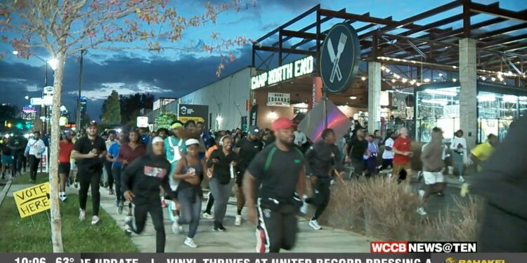 Charlotte Run Club Hosts Early Voting Event Encouraging Young People To Vote