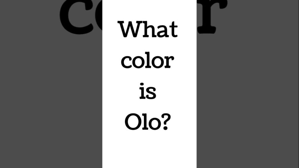 ‘Olo’ is a brand-new color only ever seen by 5 people – Live Science