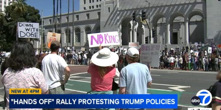 Thousands of protesters rally against Trump across US – Reuters