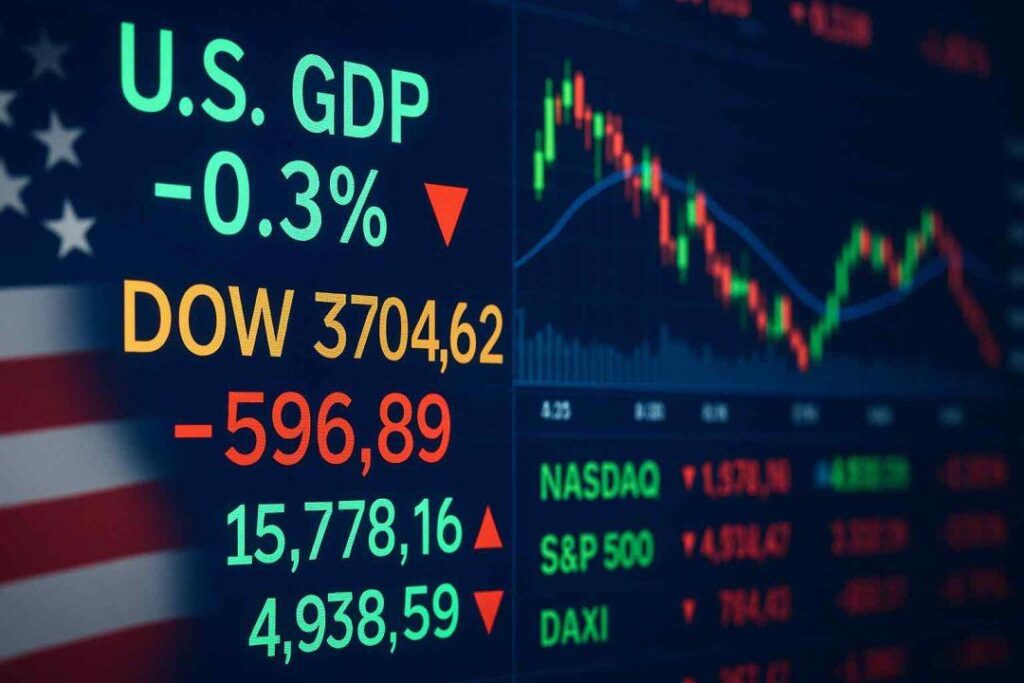 U.S. economy shrinks at 0.3% rate in first Trump-era GDP report – Axios