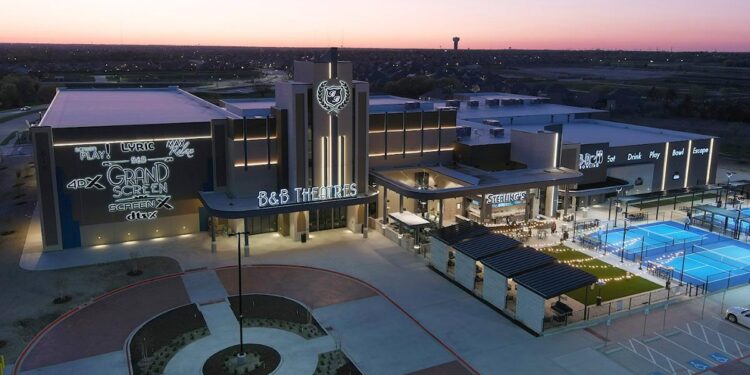 B&B Theatres will open massive entertainment complex in Texas – The Business Journals