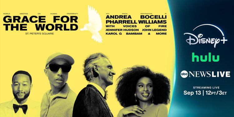 Grace for the World: Watch the Live Concert from Vatican City! – Disney Plus