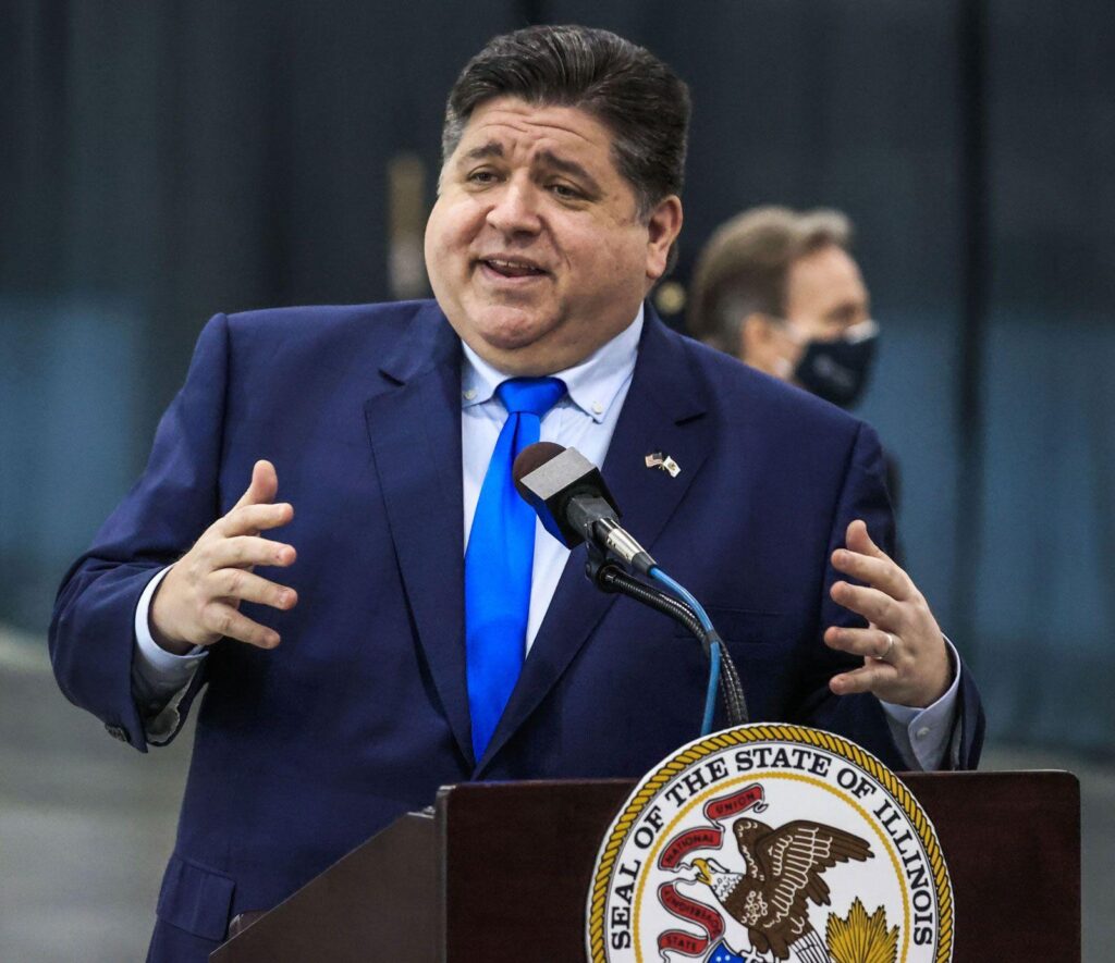WATCH: ‘Come and get me,’ Pritzker responds to Trump’s call to put Illinois governor in jail – PBS