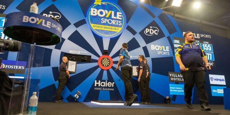 Luke Littler thrashes Luke Humphries to claim World Grand Prix final – The Guardian